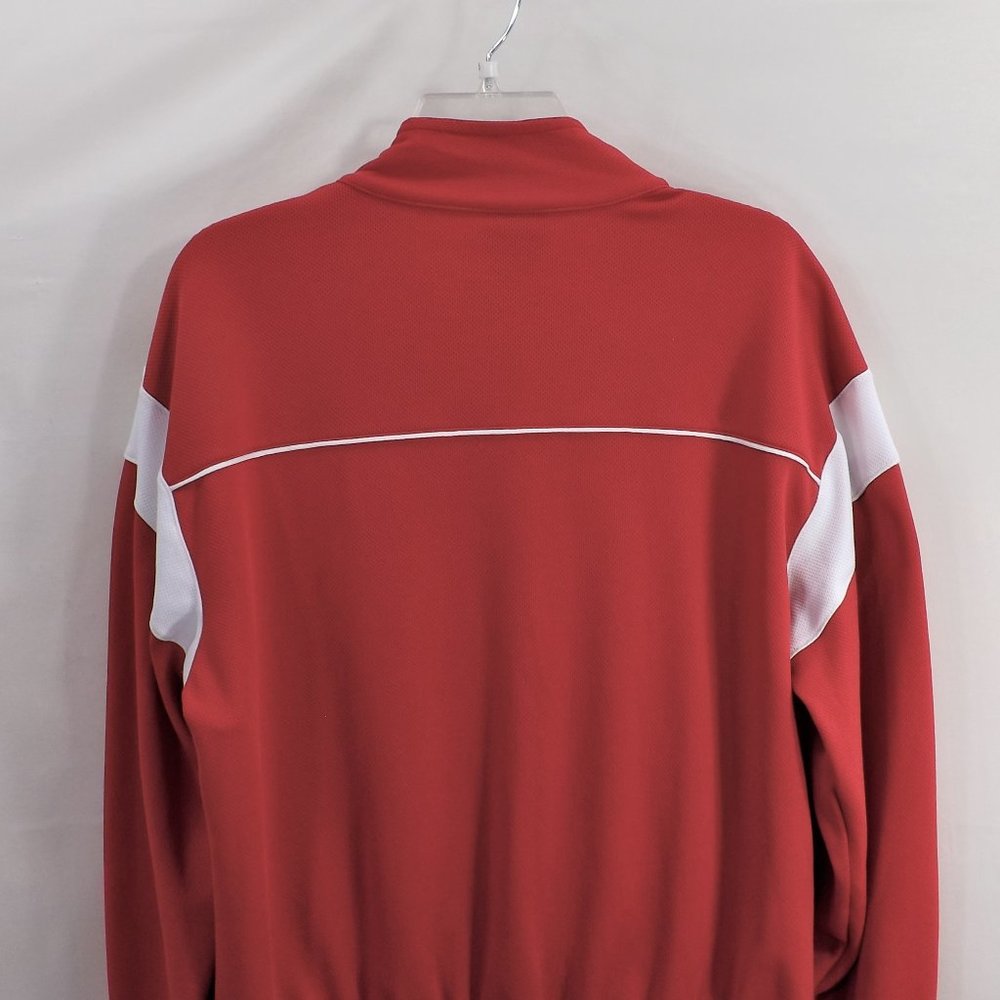 NWOT Umbro Mens Red & White Zip Up Varsity Sport Jacket M - Picture 9 of 14
